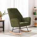 Oikiture Sherpa Rocking Armchair