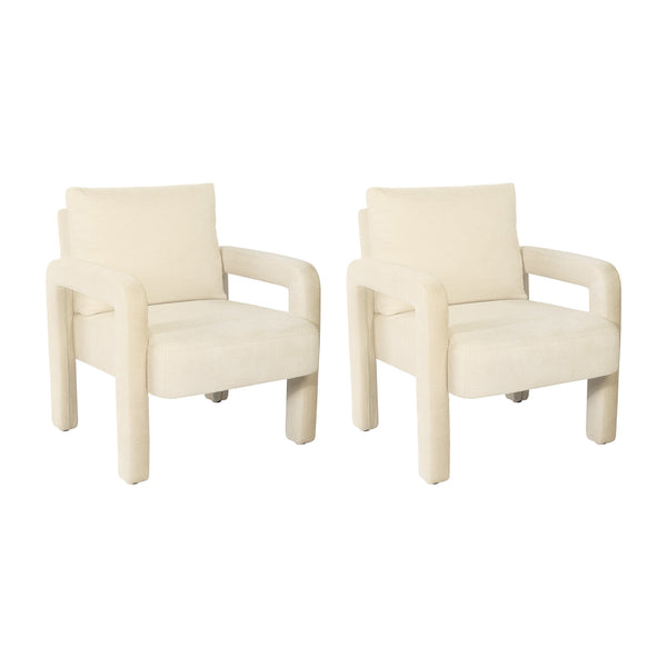 Oikiture Velvet Armchair