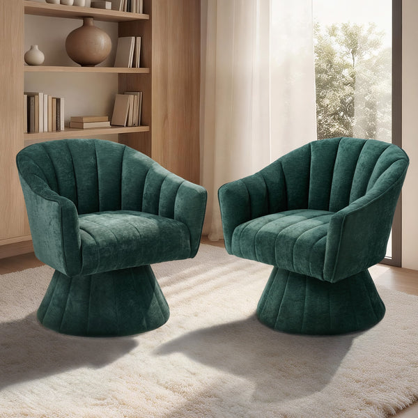 Oikiture Armchair - Linen Swivel