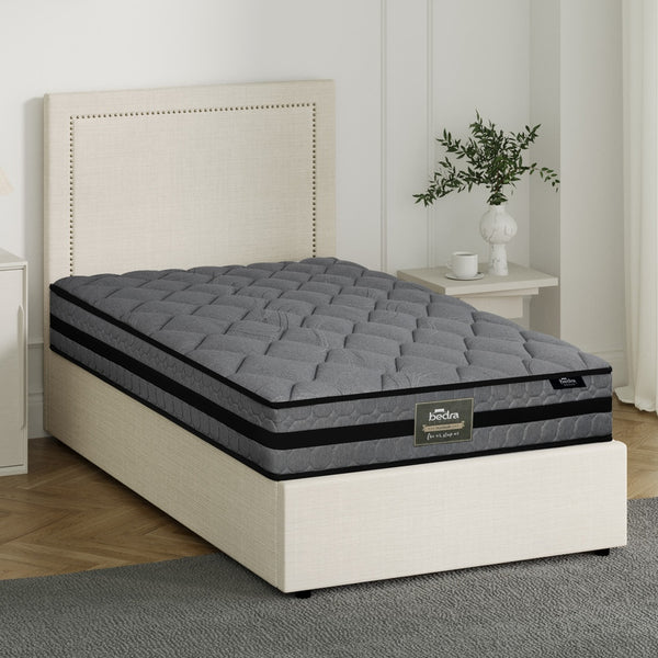 Oikiture Adi Gas Lift Bed Frame - Beige