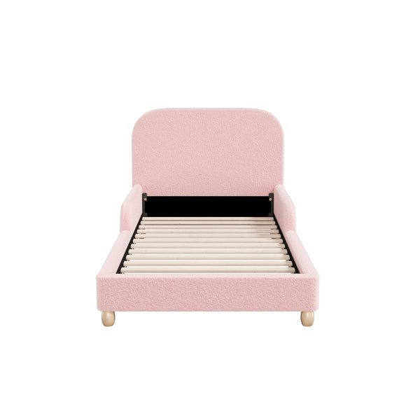 Oikiture Kids Boucle Bed Frame - Single