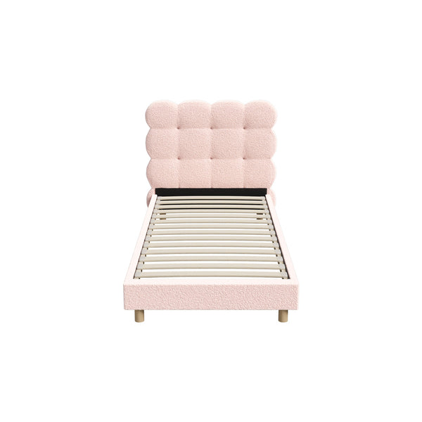 Oikiture Boucle Bed Frame - Single