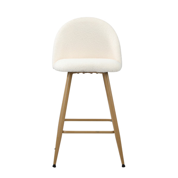 Oikiture Kitchen Boucle Bar Stool - Default Title