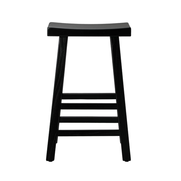 Oikiture Kitchen Bar Stools - Black