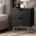 Oikiture 2 Drawer Bedside Table