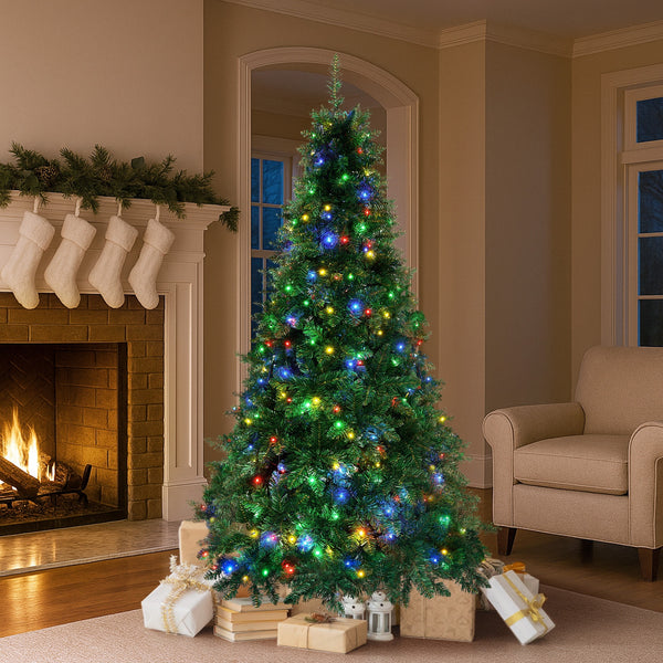 Tinseltown LED Christmas Tree Multi Colour Lights 8 Flash Modes