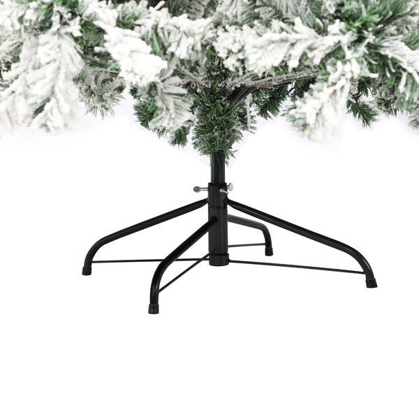 Tinseltown Christmas Tree 1.8M 6FT Xmas Trees Decor White Snow Flocked 600 Tips