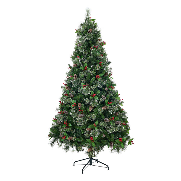 Tinseltown LED Christmas Tree with Lights Ornaments Xmas Decor Green - 6FT