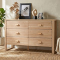 Oikiture 6 Drawer Chest of Drawers