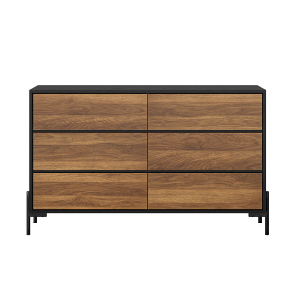 Oikiture 6-Drawer Chest of Drawers - Default Title