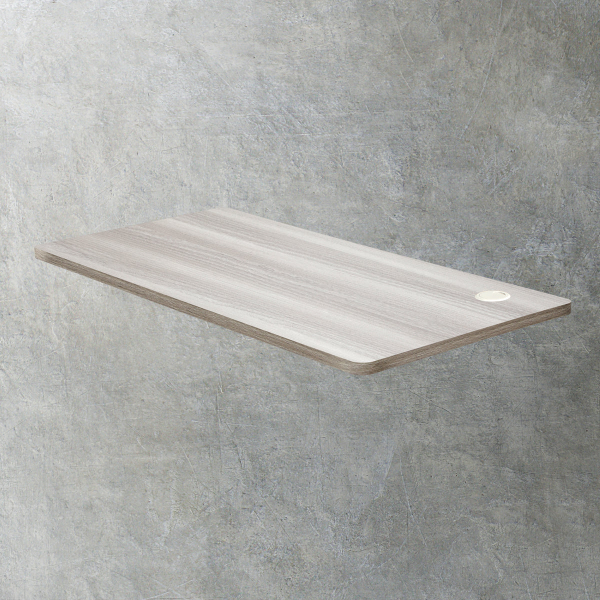 Oikiture Electric Standing Desk Tabletop Adjustable Desk Board Grey Oak - product image 1