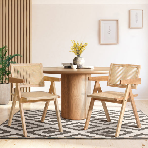 Oikiture Rattan Dining Chair - Rudi