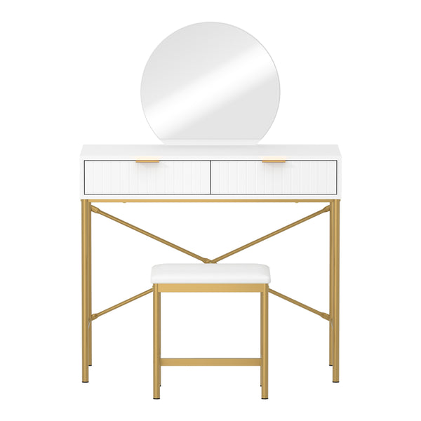 Oikiture Makeup Table with Mirror - Default Title