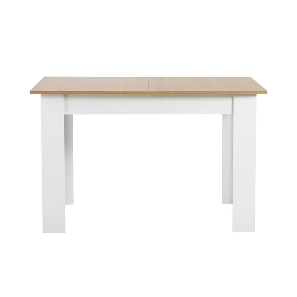 Oikiture Dining Table White & Wood - Default Title