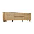 Oikiture Wooden 160cm Entertainment Unit TV