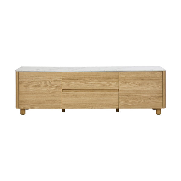 Oikiture Entertainment Unit TV Stand 160 cm