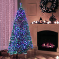 Tinseltown Christmas Tree Fibre Optic 1.8M Multi-Colour Lights