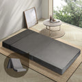 Bedra Velvet Tri-Fold Folding Mattress Double