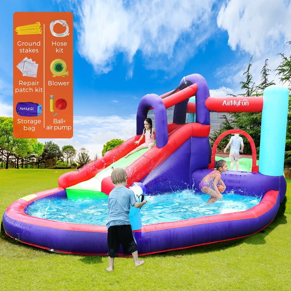 AirMyFun Inflatable Bounce House Water Park Jumping Castle