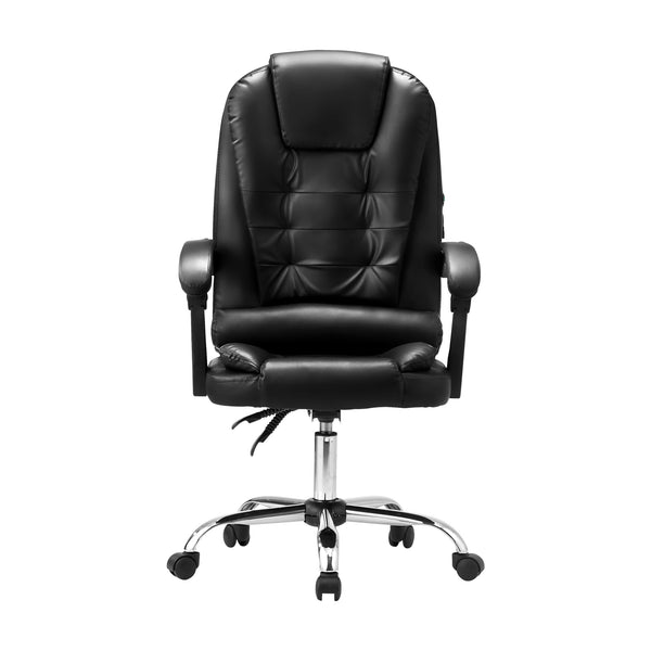 Oikiture PU Leather Massage Chair - Black