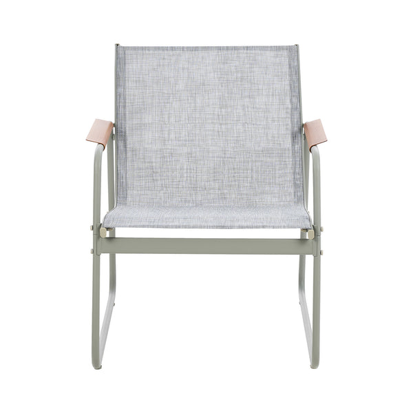 Livsip 2x Outdoor Textilene Armchairs Patio Garden Lounge Chairs Grey - product image 3