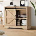 Oikiture Sliding Doors Buffet Sideboard