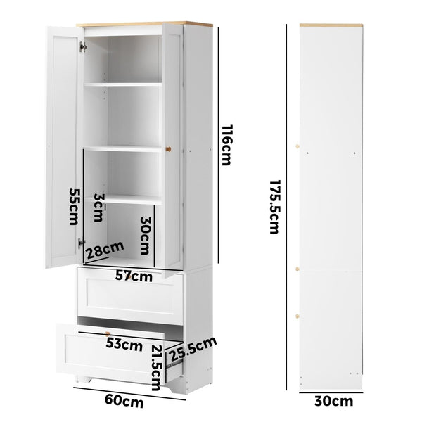 Oikiture Sideboard - 1-Drawer Contemporary