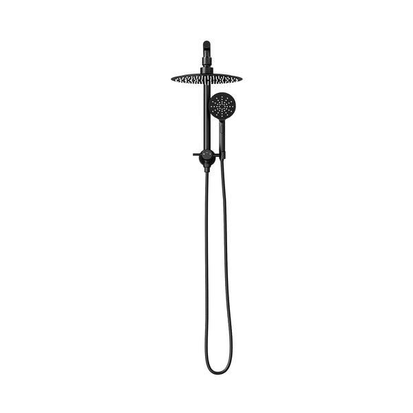 10" Round Rain Shower Head Set 3-Mode Handheld Gooseneck Black - product image 3