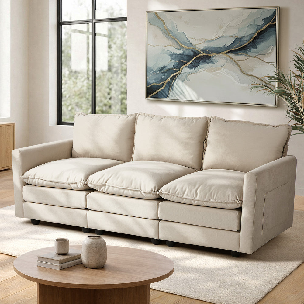 Oikiture 3 Seater Sofa