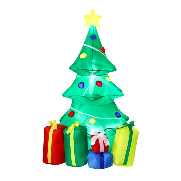 Tinseltown Christmas Inflatable Tree Gifts 1.5M Xmas Decor LED Lights Outdoor