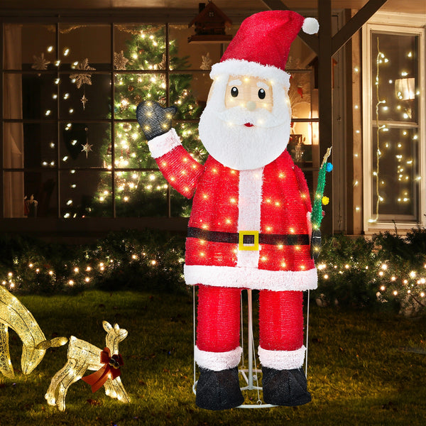 Tinseltown 3D LED Christmas Light 180cm Santa Claus Xmas Decor Indoor Outdoor