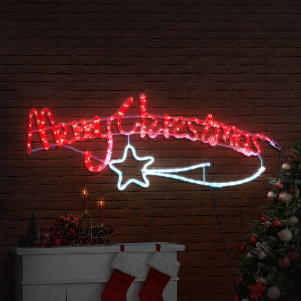 Tinseltown Christmas Light LED Motif Rope Lights 109cm Outdoor Xmas Decor