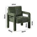 Oikiture Velvet Armchair