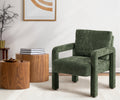 Oikiture Velvet Armchair