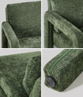 Oikiture Velvet Armchair