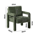 Oikiture Velvet Armchair