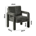 Oikiture Velvet Armchair