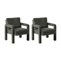 Oikiture Velvet Armchair