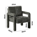 Oikiture Velvet Armchair