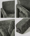Oikiture Velvet Armchair