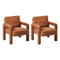 Oikiture Velvet Armchair
