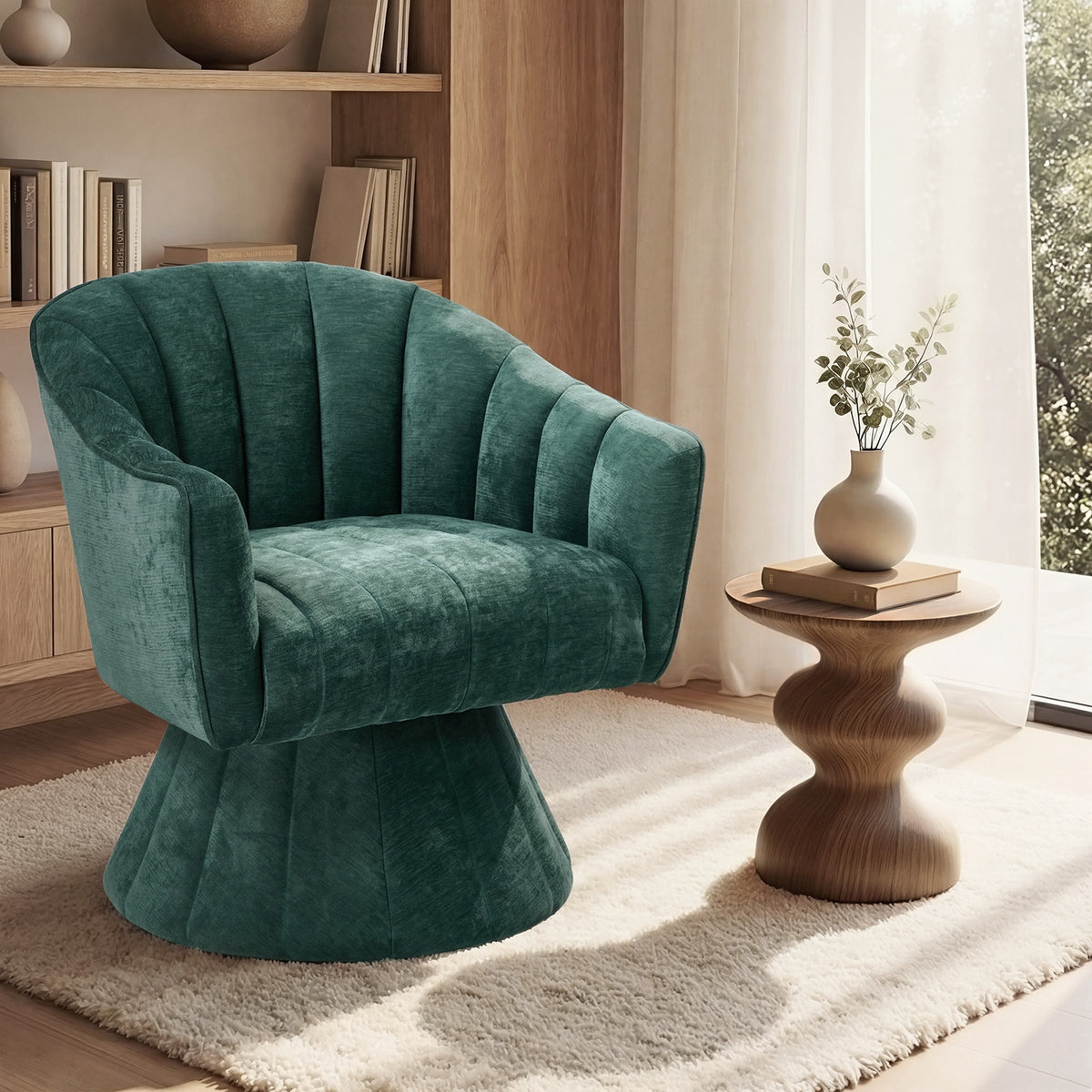 Oikiture Armchair - Linen Swivel