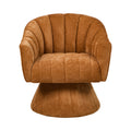 Oikiture Linen Swivel Armchair
