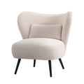 Oikiture Corduroy Velvet Lounge Chair