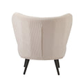 Oikiture Corduroy Velvet Lounge Chair