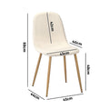 Oikiture Corduroy Velvet Armchair - Grey