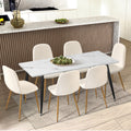 Oikiture Corduroy Velvet Armchair - Grey