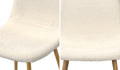 Oikiture Corduroy Velvet Armchair - Grey
