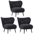 Oikiture Corduroy Velvet Lounge Chair