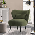 Oikiture Velvet Armchair